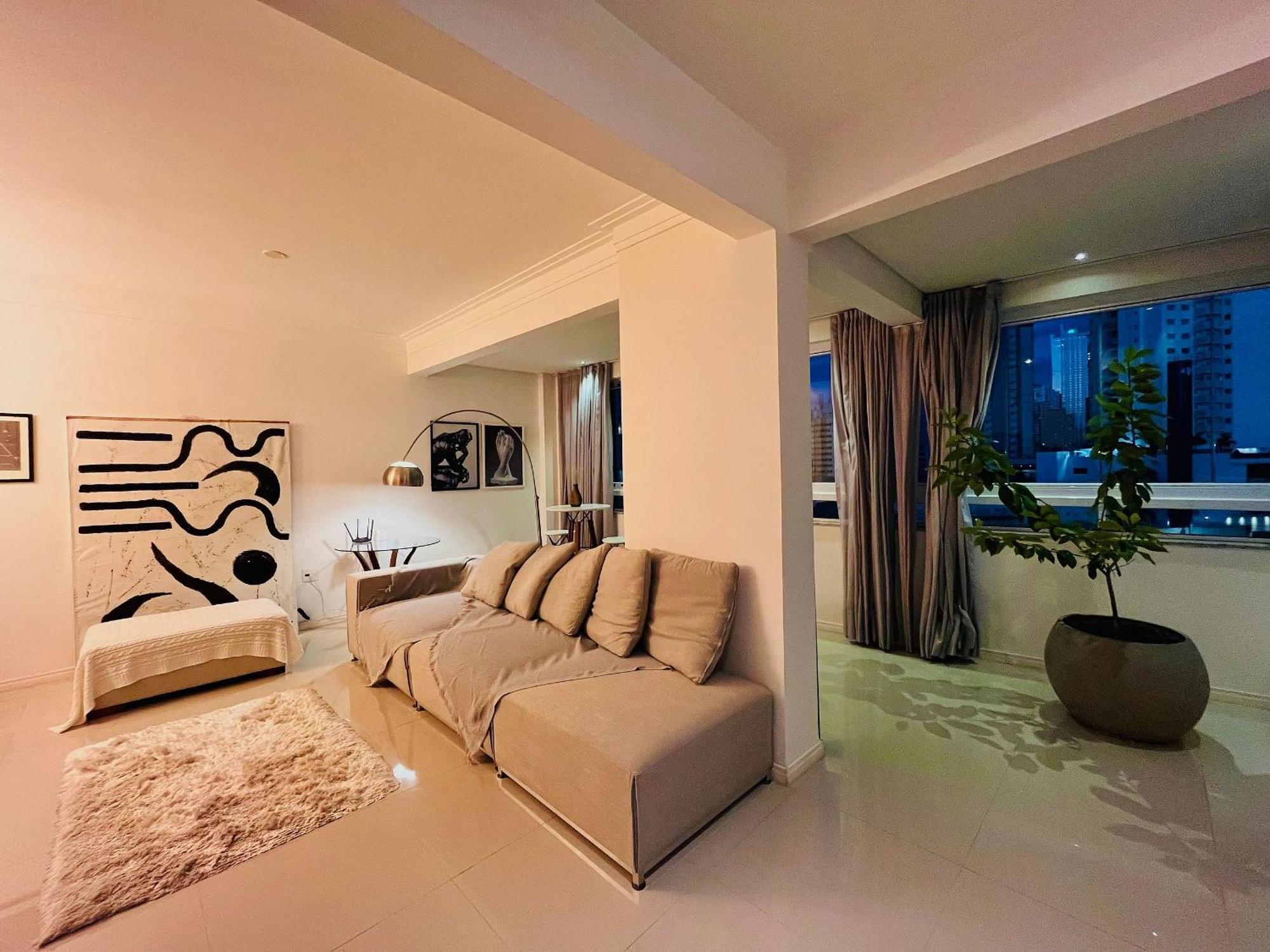 Apartamento Luxo & Conforto 2 Churrasqueira Privativa